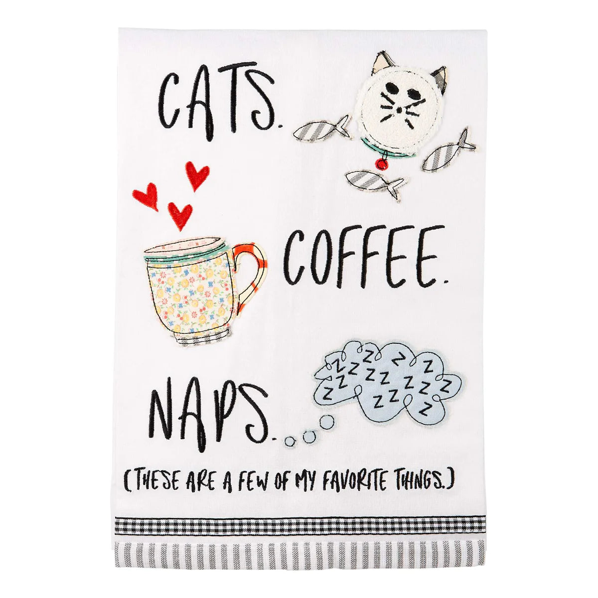 Tea Towel Cats, Coffee, Naps