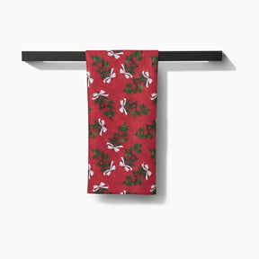 Geometry - Tea Towel Christmas Berry Bow