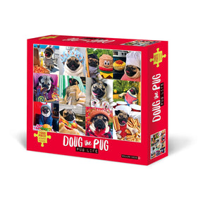 Puzzle Doug the Pug: Pug Life - 1000 piece