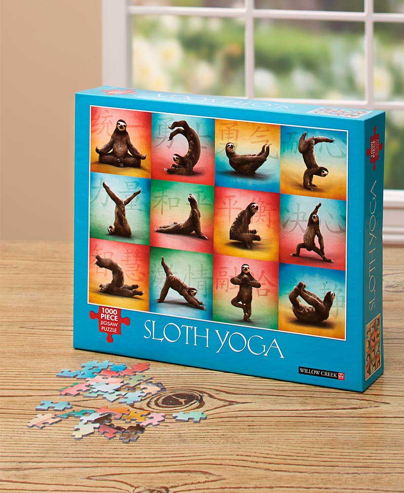 Puzzle Sloth Yoga - 1000 piece