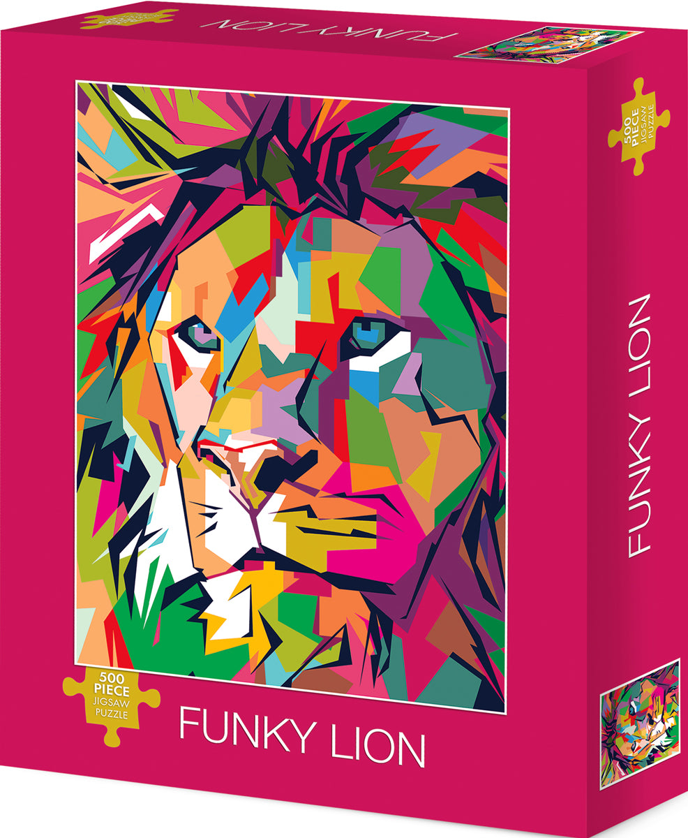 Puzzle Funky Lion - 500 piece