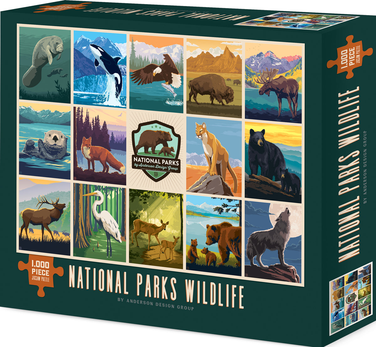 Puzzle National Parks Wildlife - 1000 piece