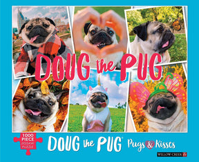 Puzzle Doug the Pug: Pugs & Kisses - 1000 piece