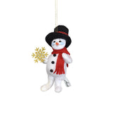Annalee Dolls - Snowman Crimson & Gold