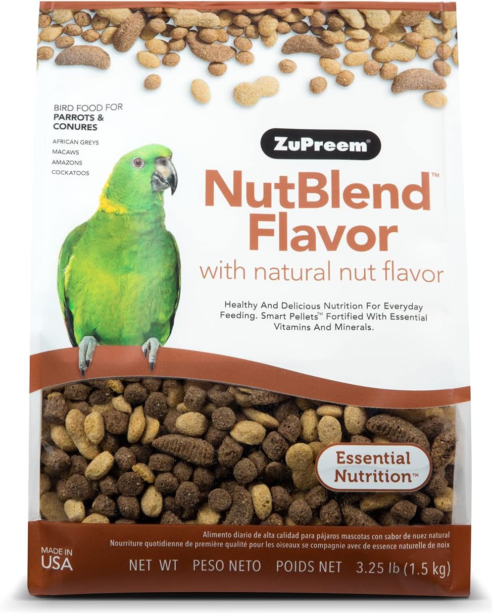 ZuPreem -  Nut Blend Bird Food for Medium Birds