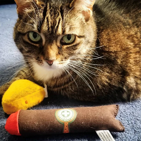 Meowijuana - Catnip Cigar Valerian Root Filled Cat Toy