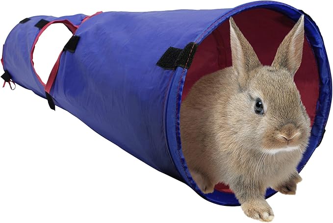 Tunnel for Small Animals - Blue/Red, Large