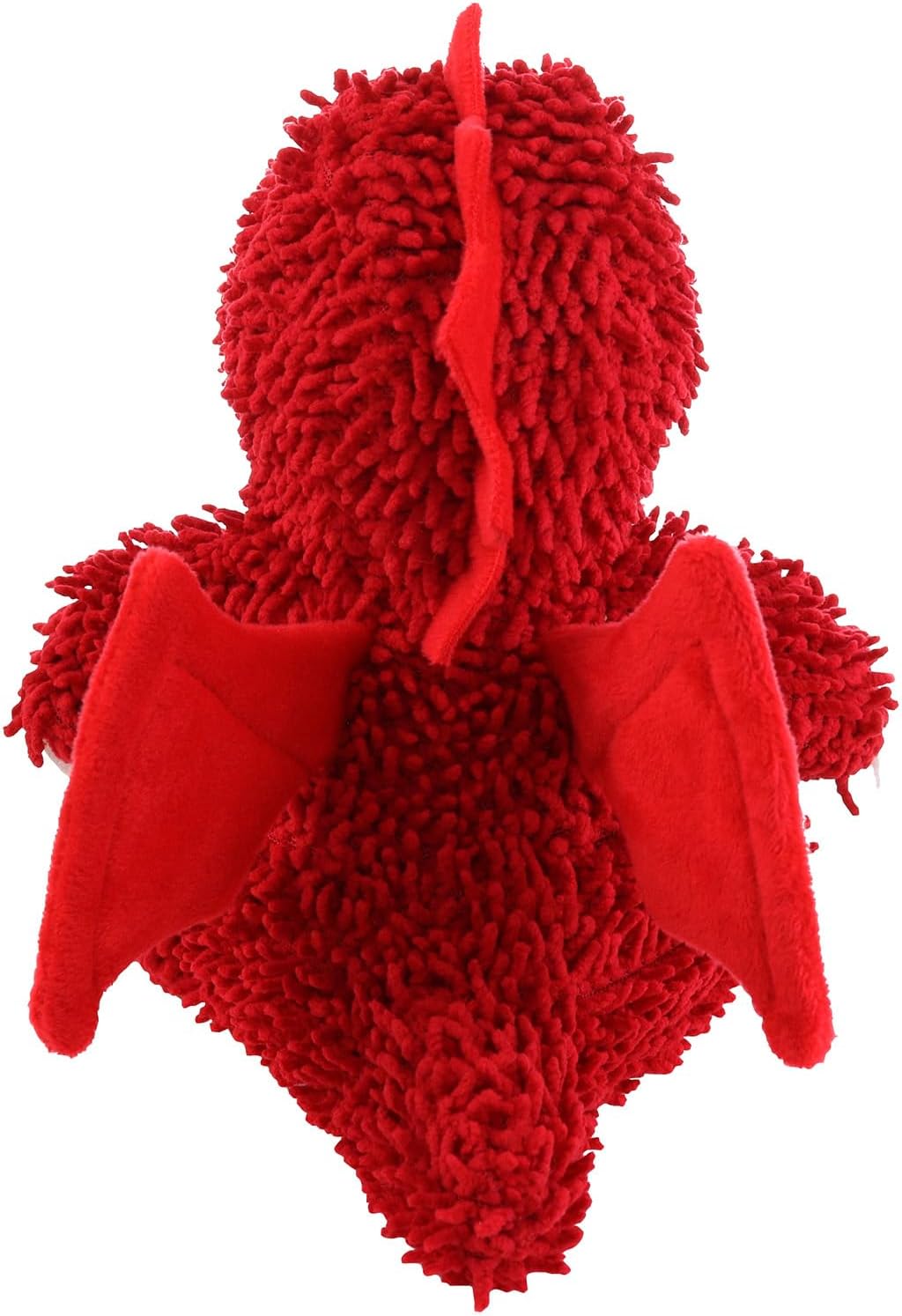 Tuffy Dog Toys - Mighty Microfiber Ball Red Dragon Squeaky Dog Toy