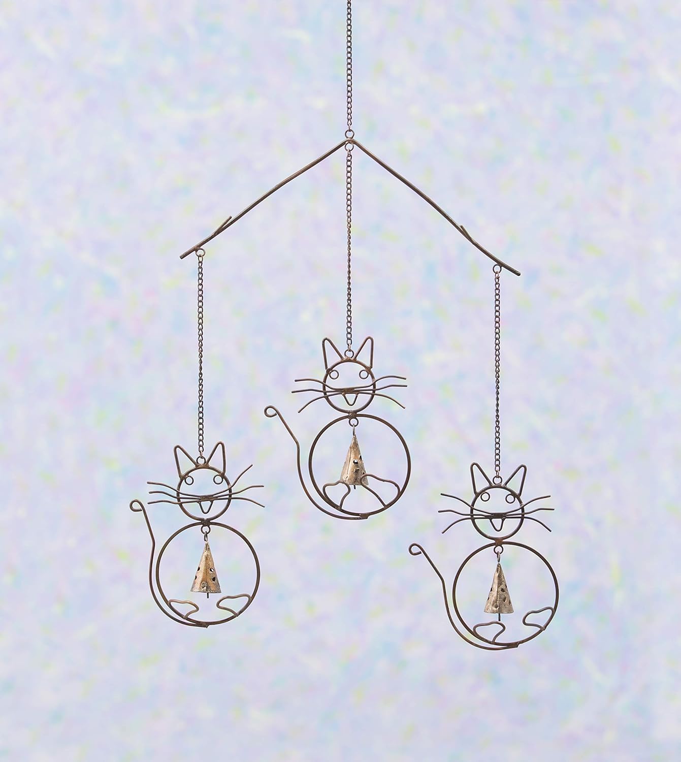 Cats with Bells Windchime
