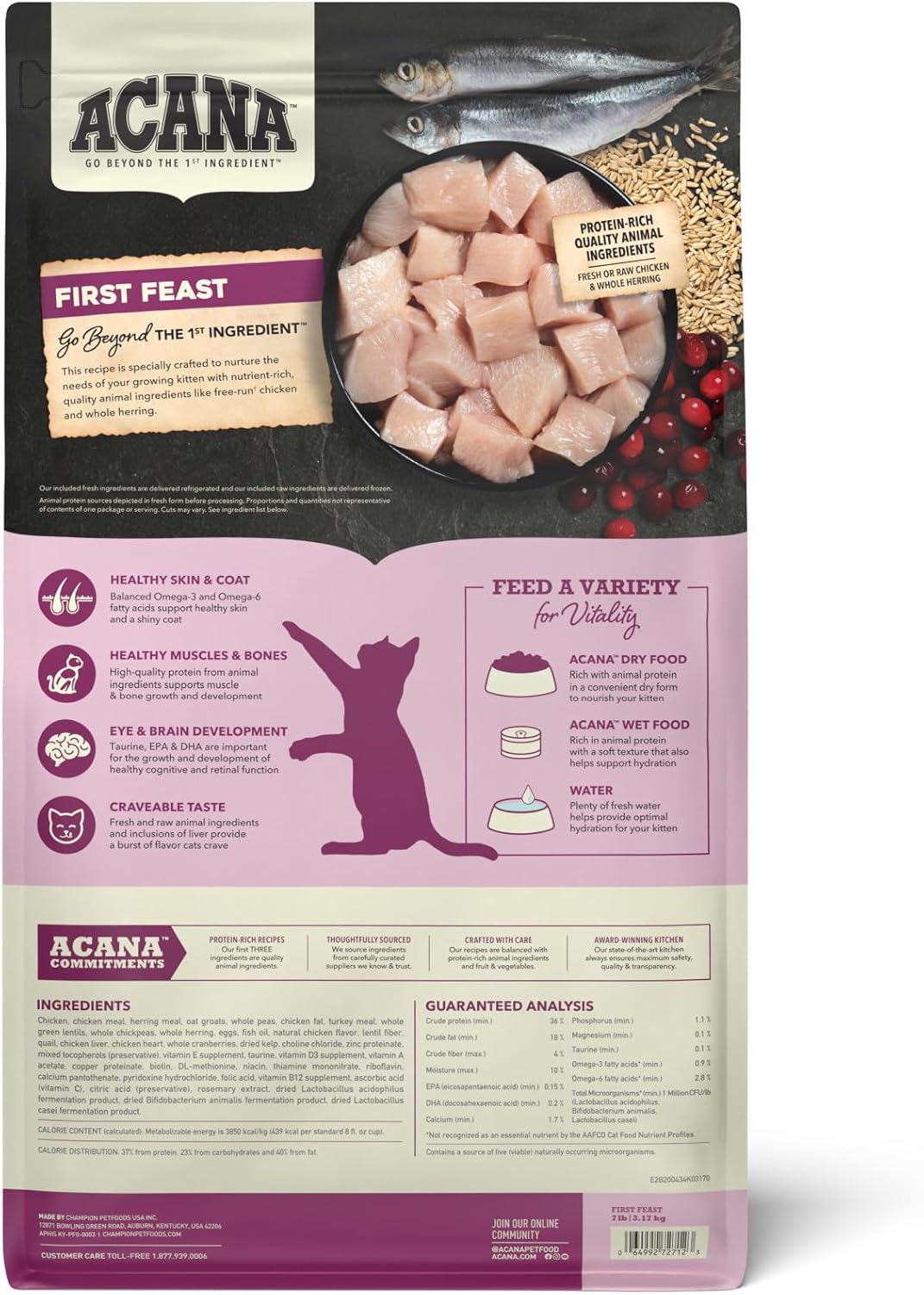 Acana Kitten First Feast Dry Cat Food