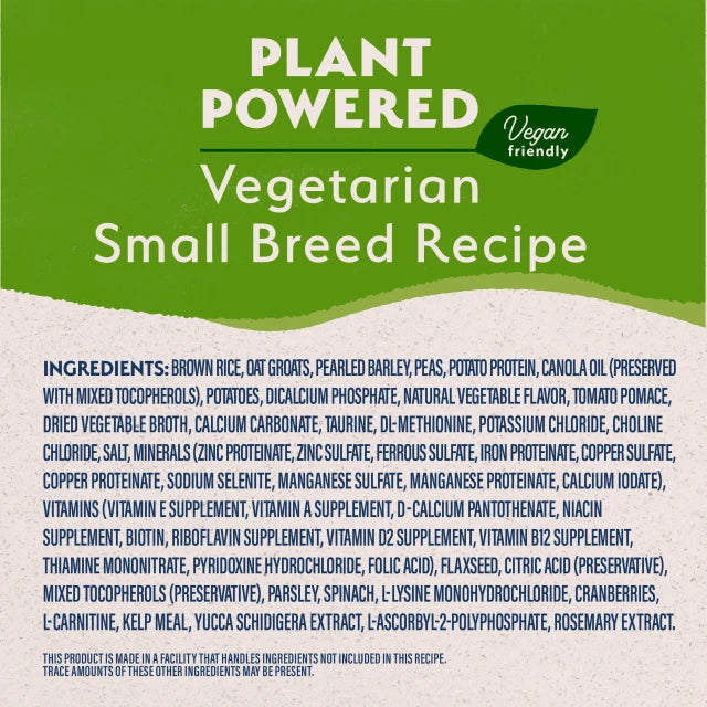 Natural Balance - Plant Powered Vegetarian Recipe LID Dog Food