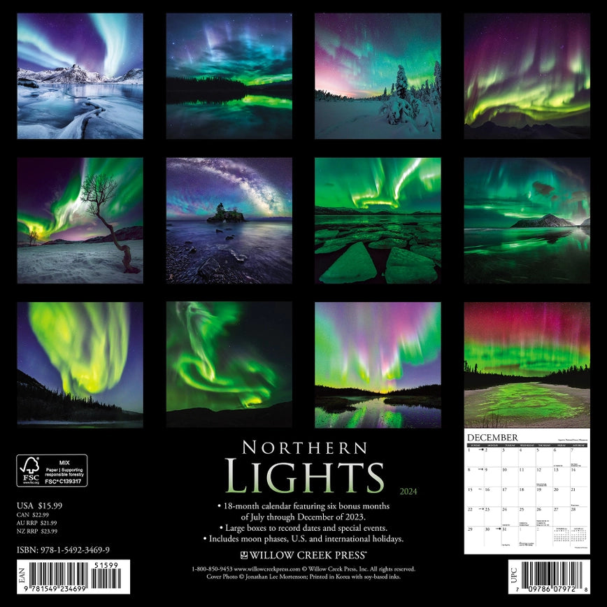 2024 Northern Lights Calendar