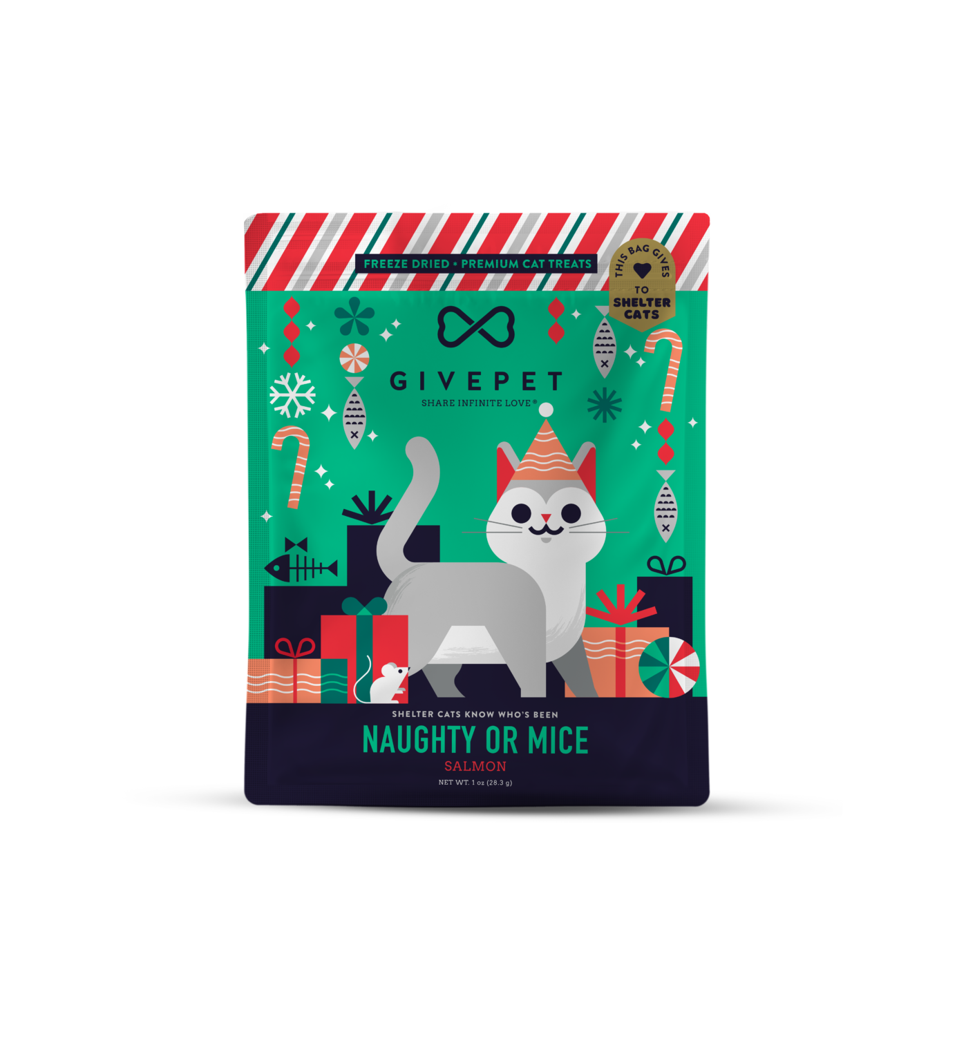 GivePet - Naughty Or Mice FreezeDried Cat Treats