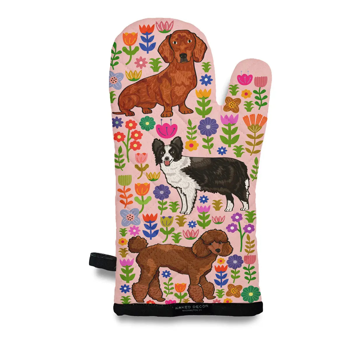 Naked Decor - Spring Puppies Oven Mitt