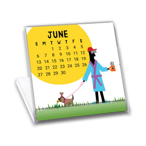 R. Nichols - Dog Desk Calendar 2027 Mini