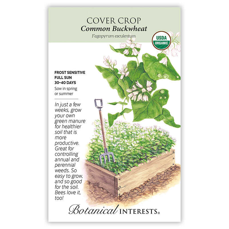 Botanical Interests, Inc. - Cover Crop Buckwheat Seeds