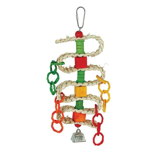 Caitec - Bird Toy Braided Spools/Blocks