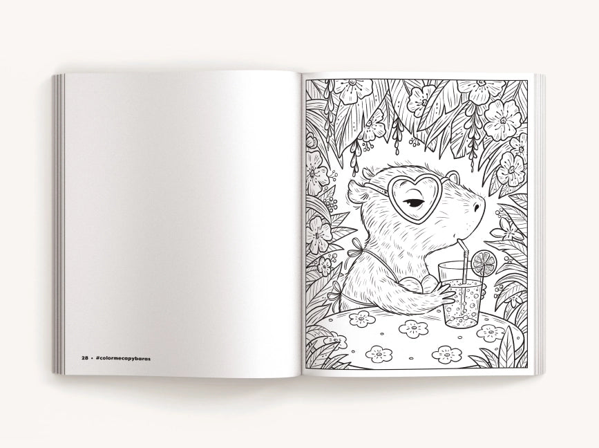 Color Me Capybaras Coloring Book