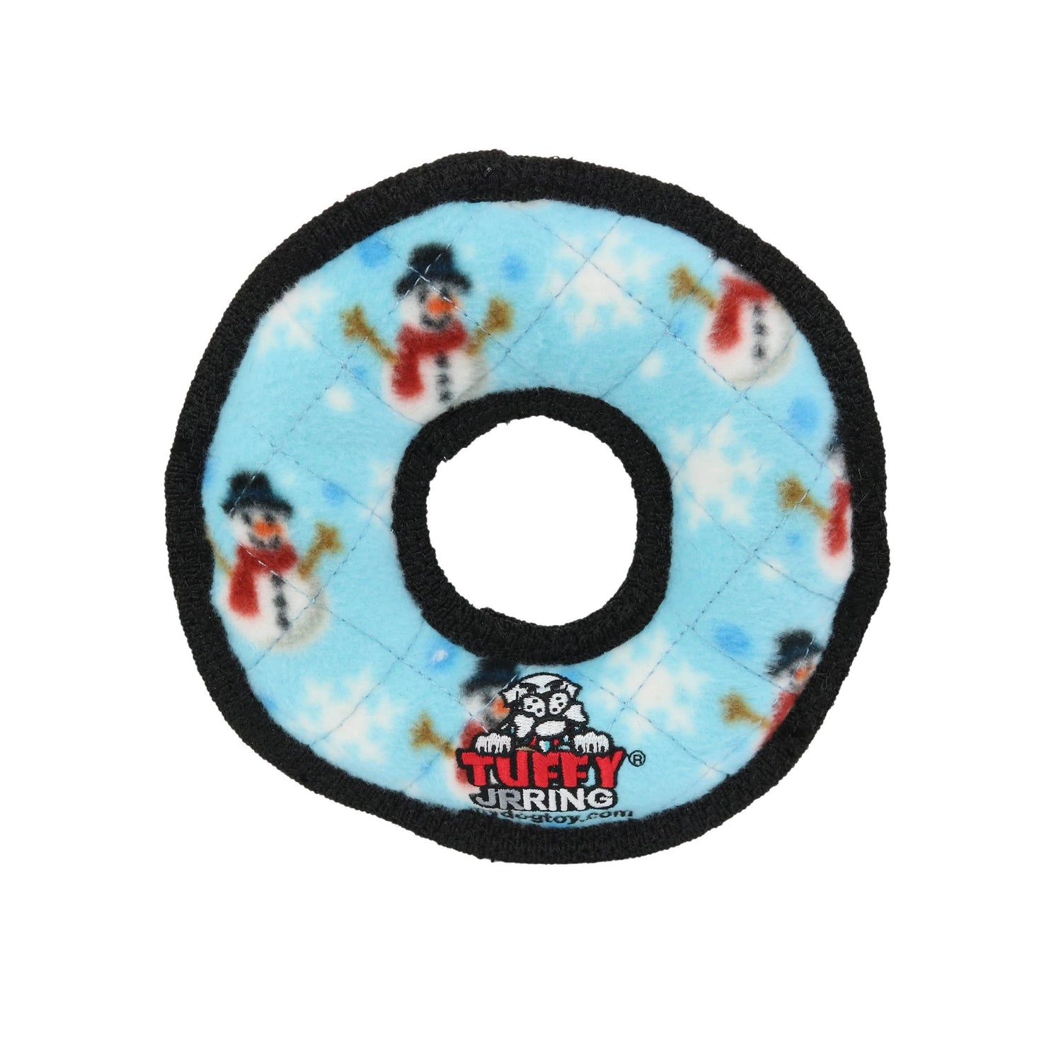 Tuffy Dog Toys - Tuffy Holiday Jr Ring Snowman