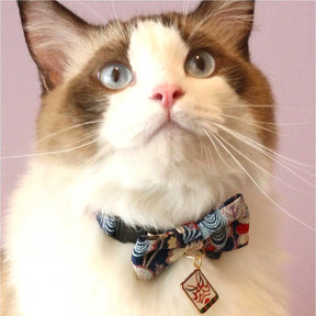 Cat Collar Kabuki Charm Bowtie