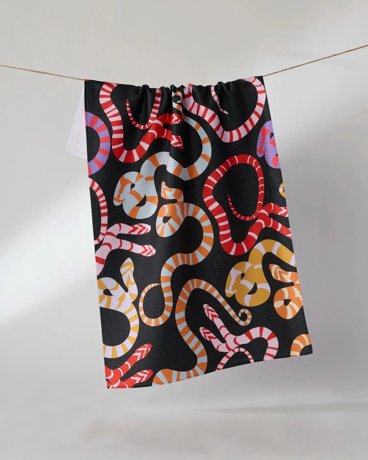 Geometry - Tea Towel Serpentine Riot
