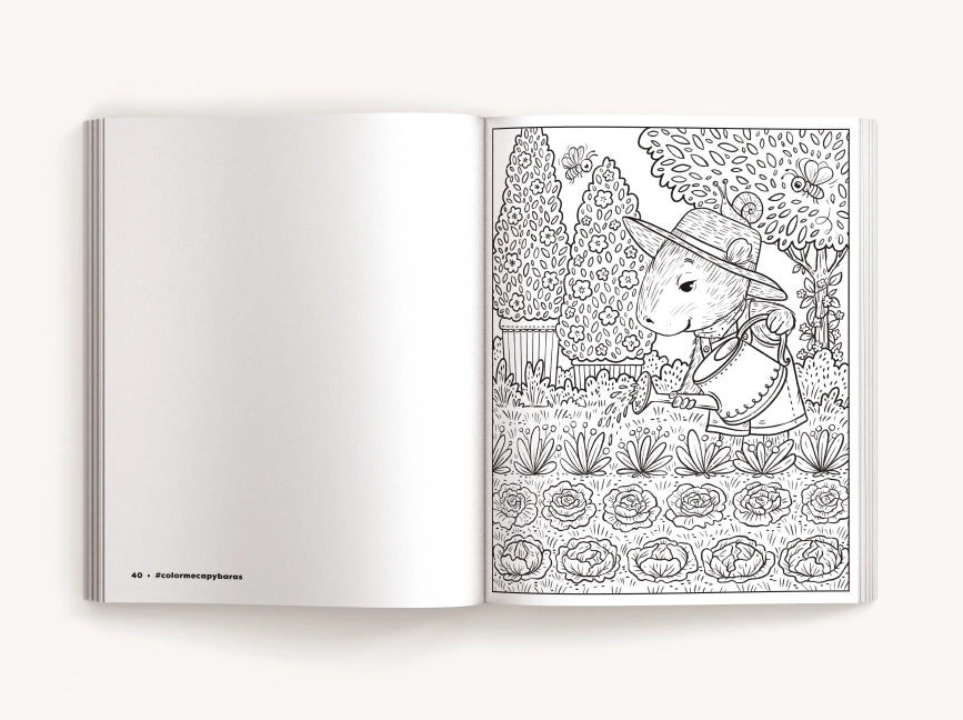 Color Me Capybaras Coloring Book