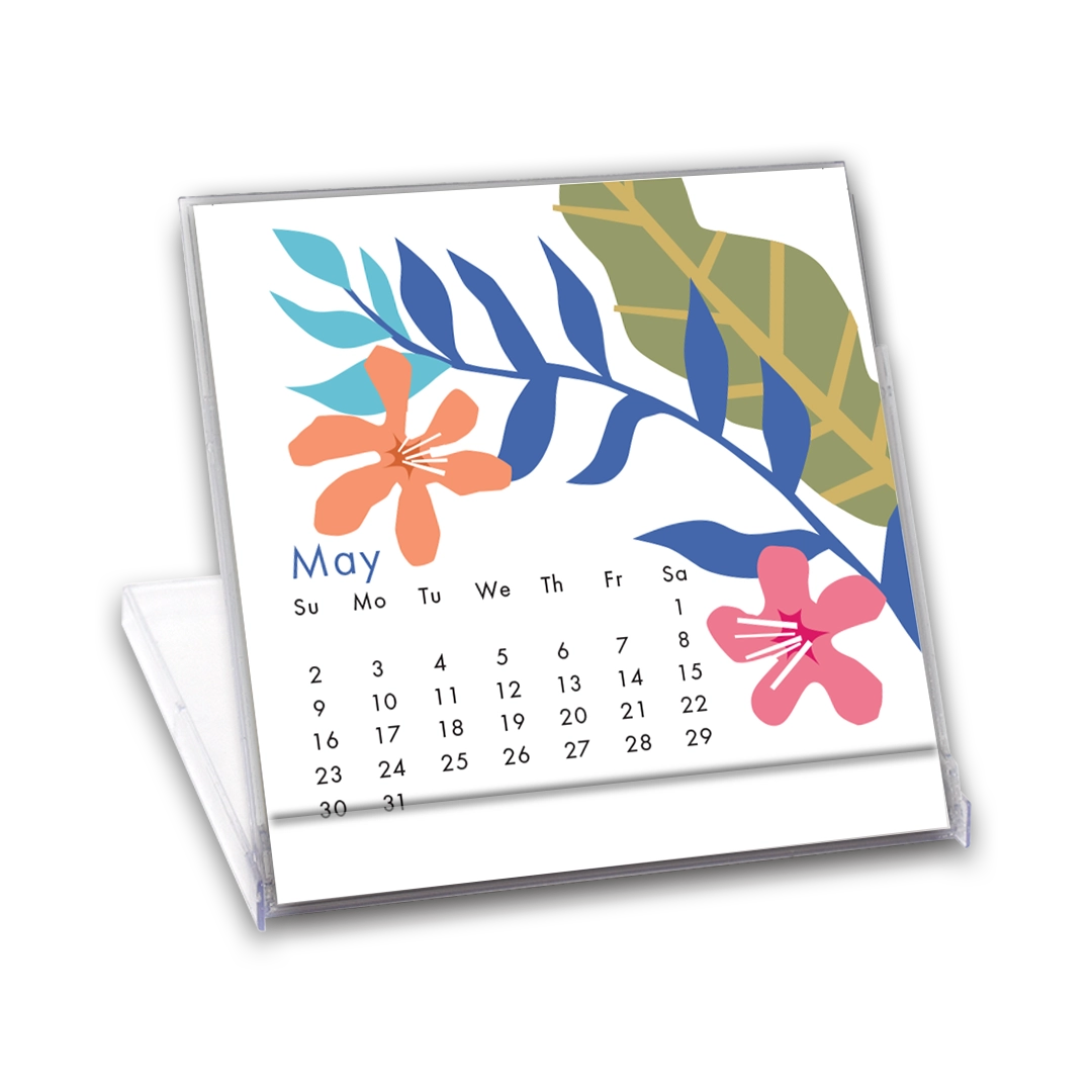 R. Nichols - Floral Desk Calendar 2027 Mini
