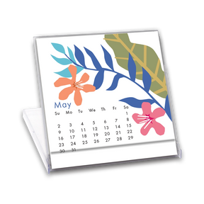 R. Nichols - Floral Desk Calendar 2027 Mini