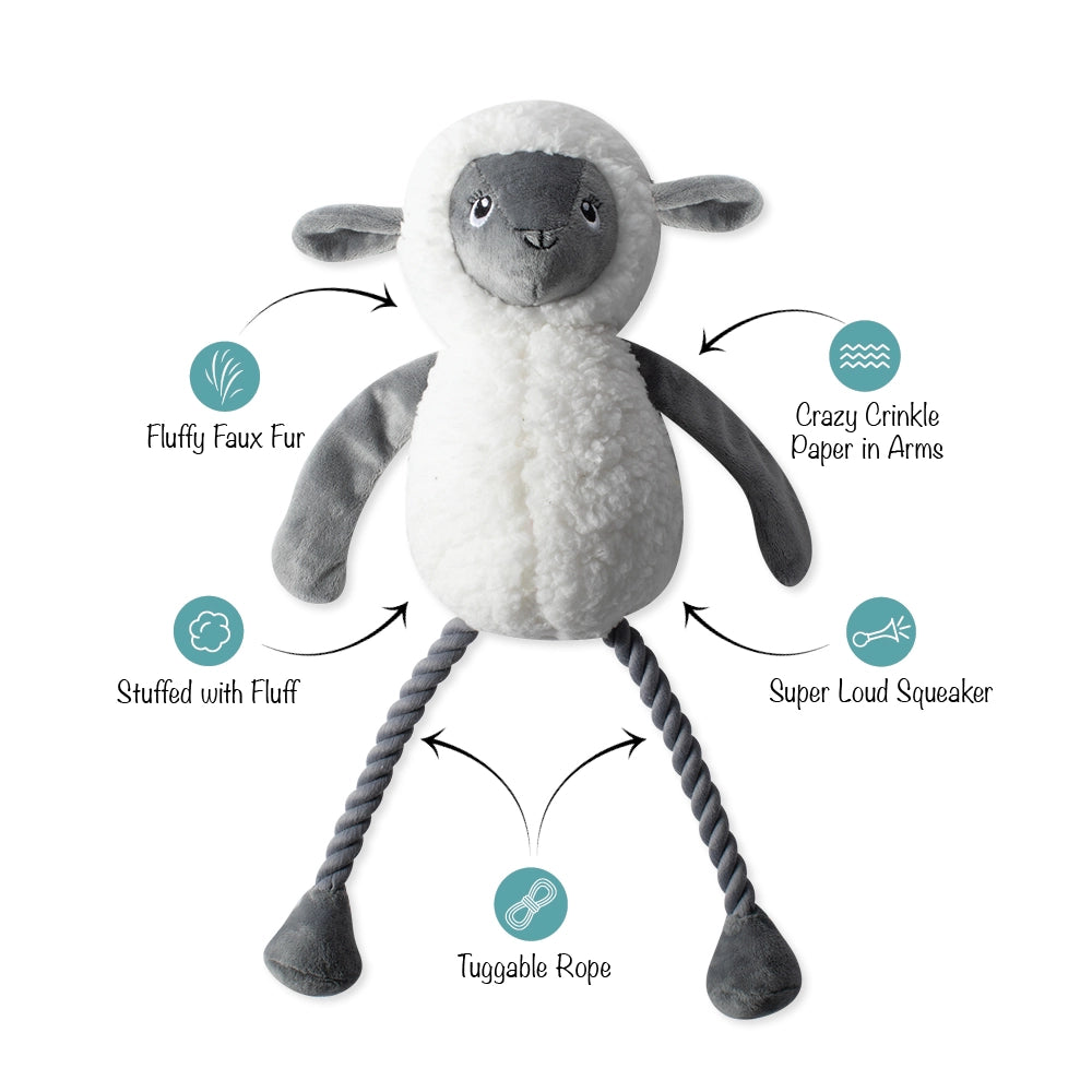 Petshop by Fringe Studio - Dog Toy Little Lamby Plush