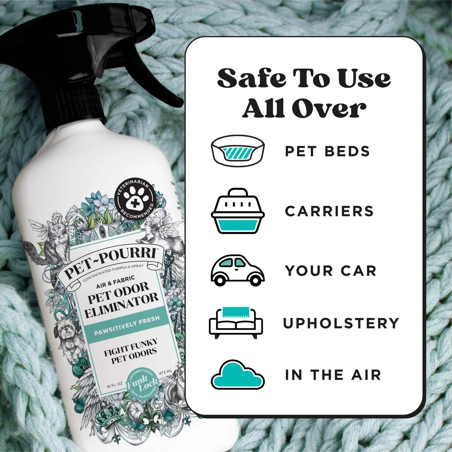 Pet-Pourri Pawsitively Fresh Air + Fabric Odor Refresher