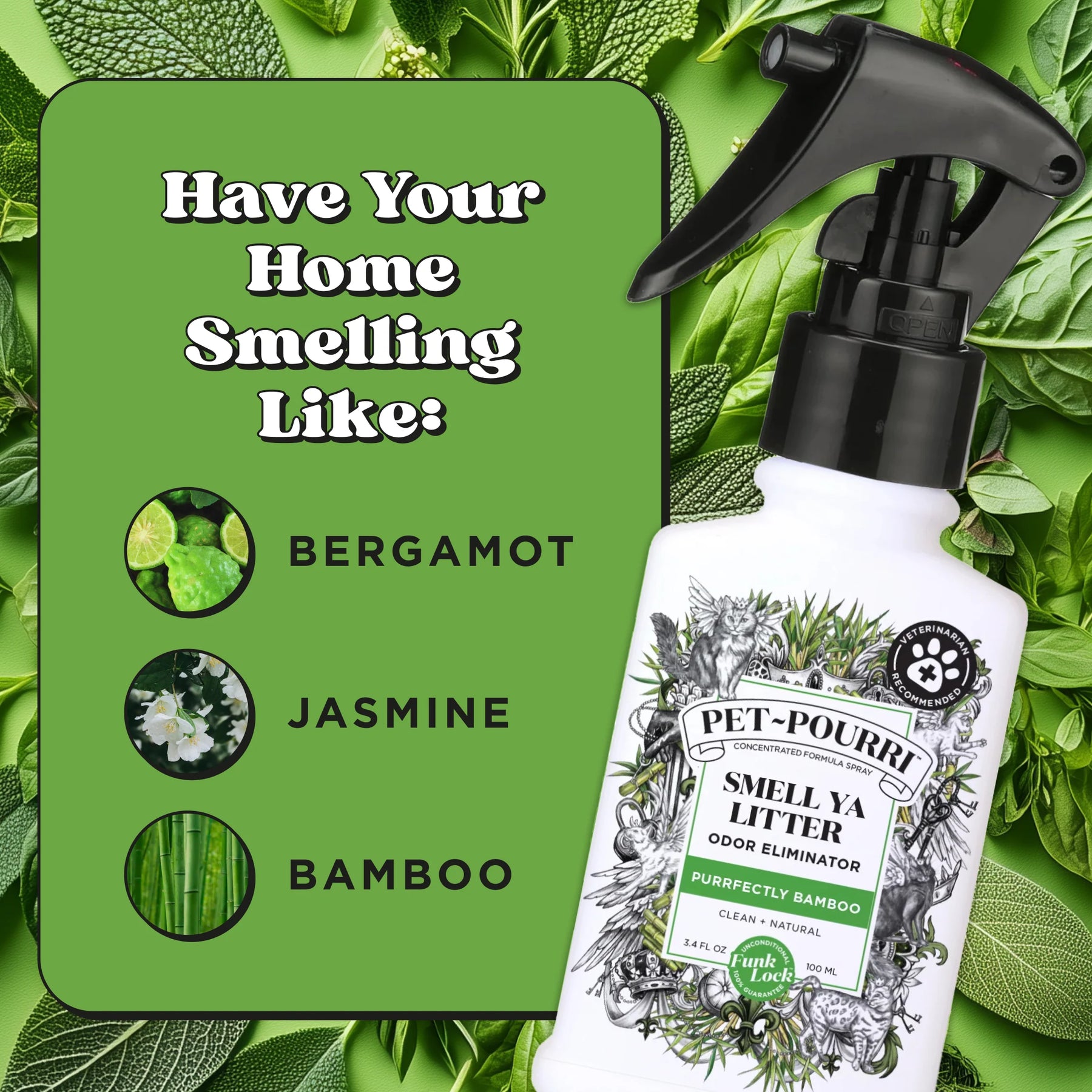 Pet-Pourri Smell Ya Litter Purrfectly Bamboo Odor Refresh