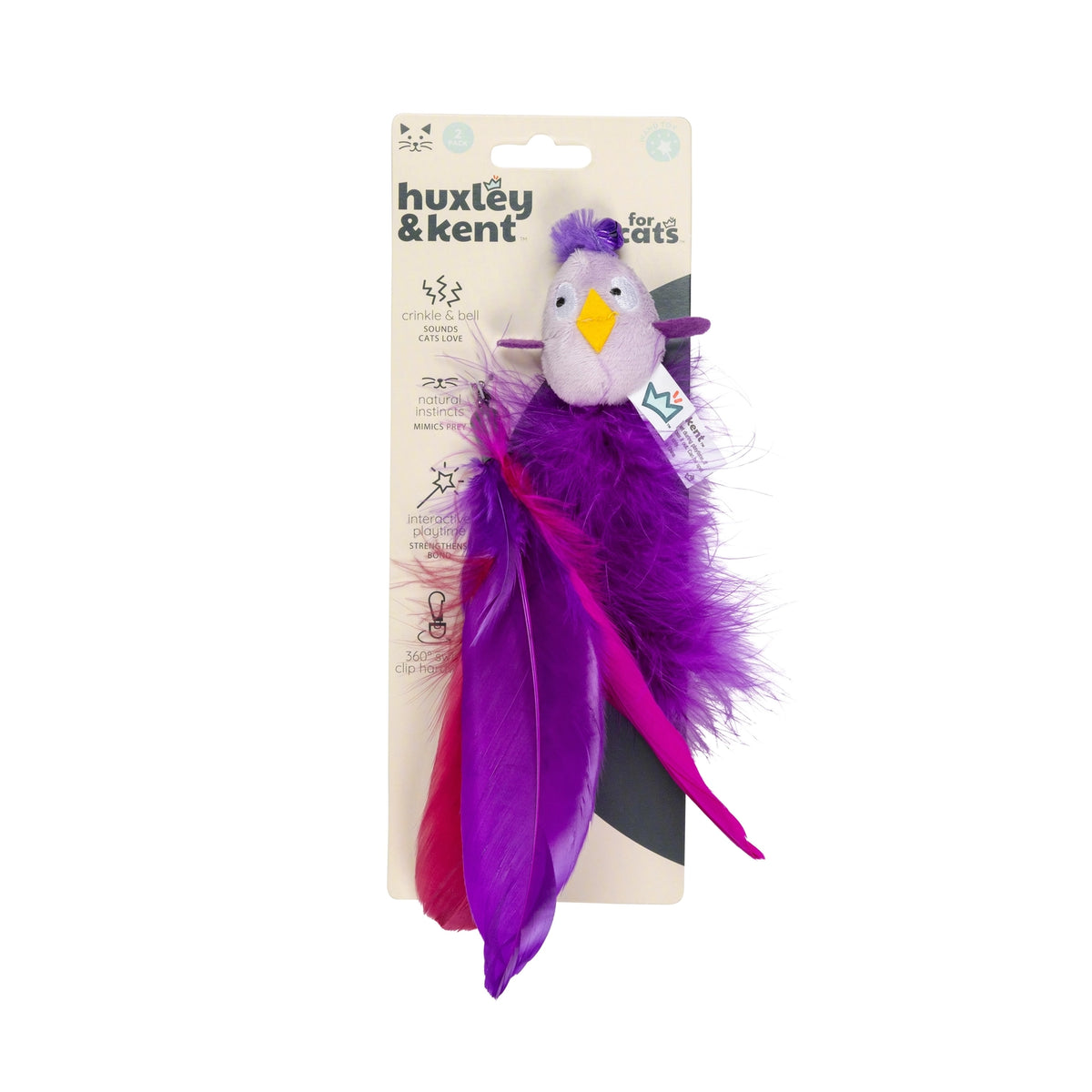 Huxley & Kent - Cat Toy Birdy Feather Teaser