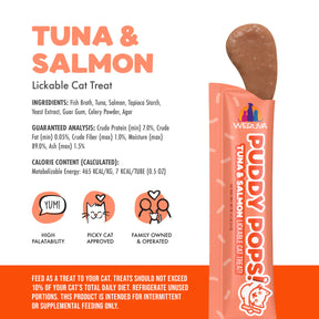 Weruva - Puddy Pops! Tuna & Salmon Cat Treats 5 Pack