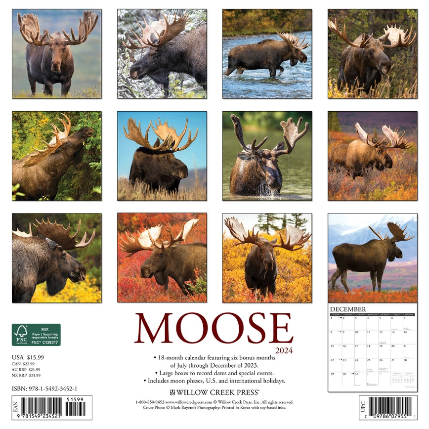2024 Moose Calendar