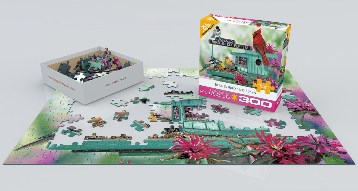 Eurographic Puzzles - Puzzle Bertie's Bird Seed Fly-In