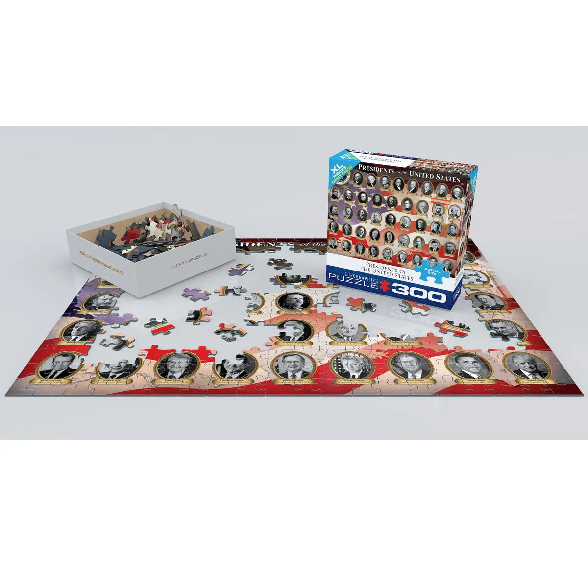 Eurographics Puzzles - Puzzle Presidents Of The Us
