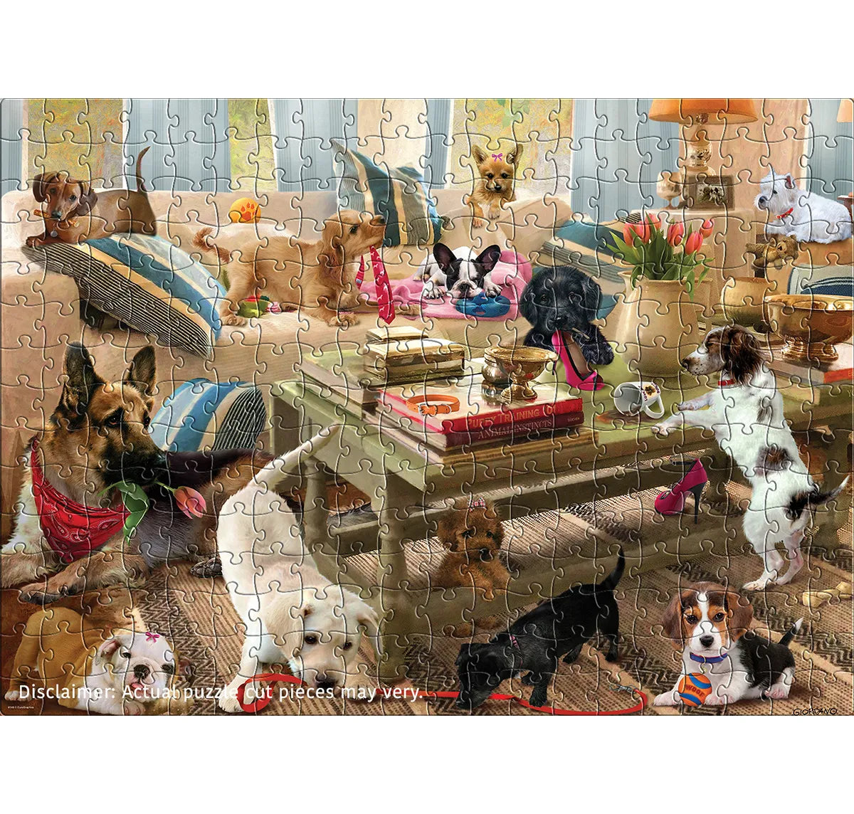Eurographics Puzzles - Puzzle Living Room Pups