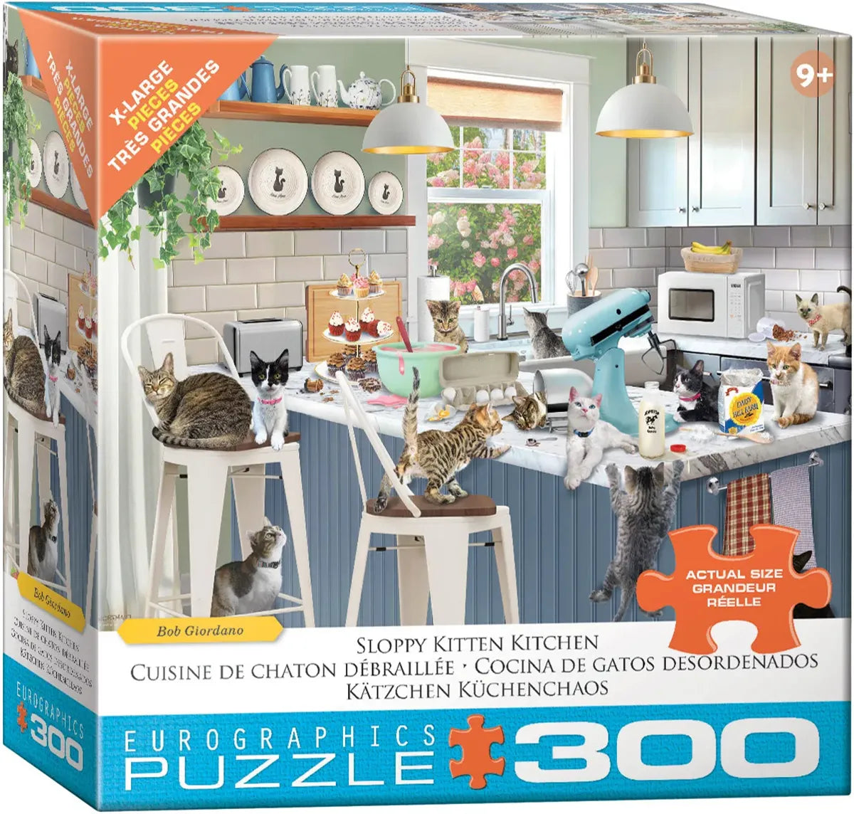 Eurographics Puzzles - Puzzle Sloppy Kitten Kitchen