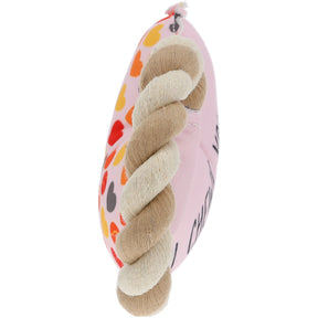 Pavilion - Canvas Dog Toy On Rope "I Chews You"