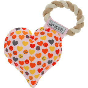 Pavilion - Canvas Dog Toy On Rope "I Chews You"