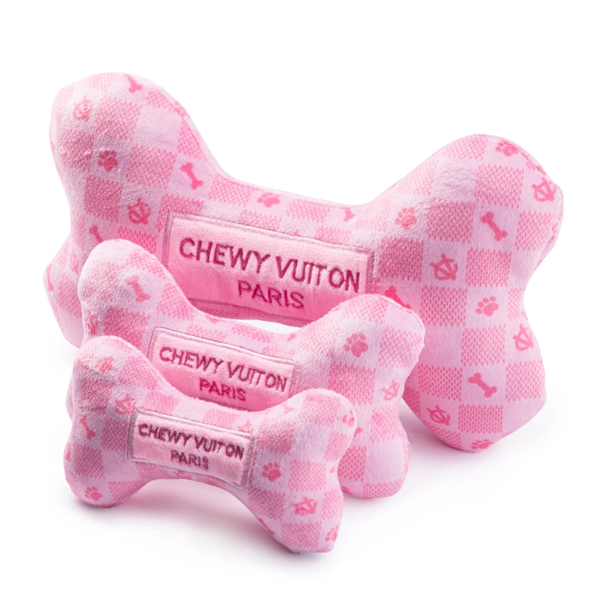 Haute Diggity Dog - Chewy Vuiton Bone Pink Checker