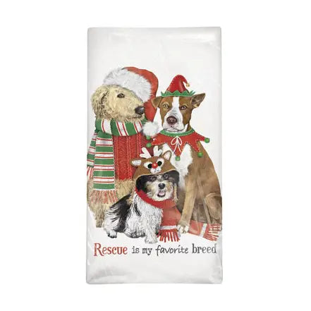 Mary Lake Thompson - Towel Holiday Rescue Pets