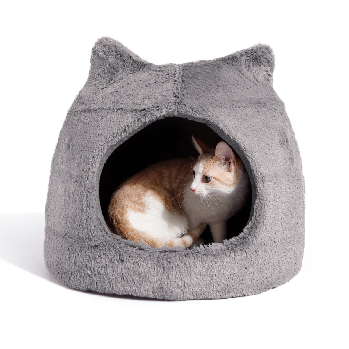 Meow Hut Fur Cat Bed