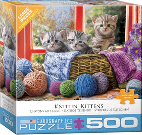 Puzzle Knittin' Kittens