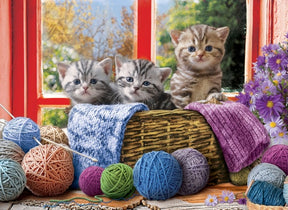 Puzzle Knittin' Kittens