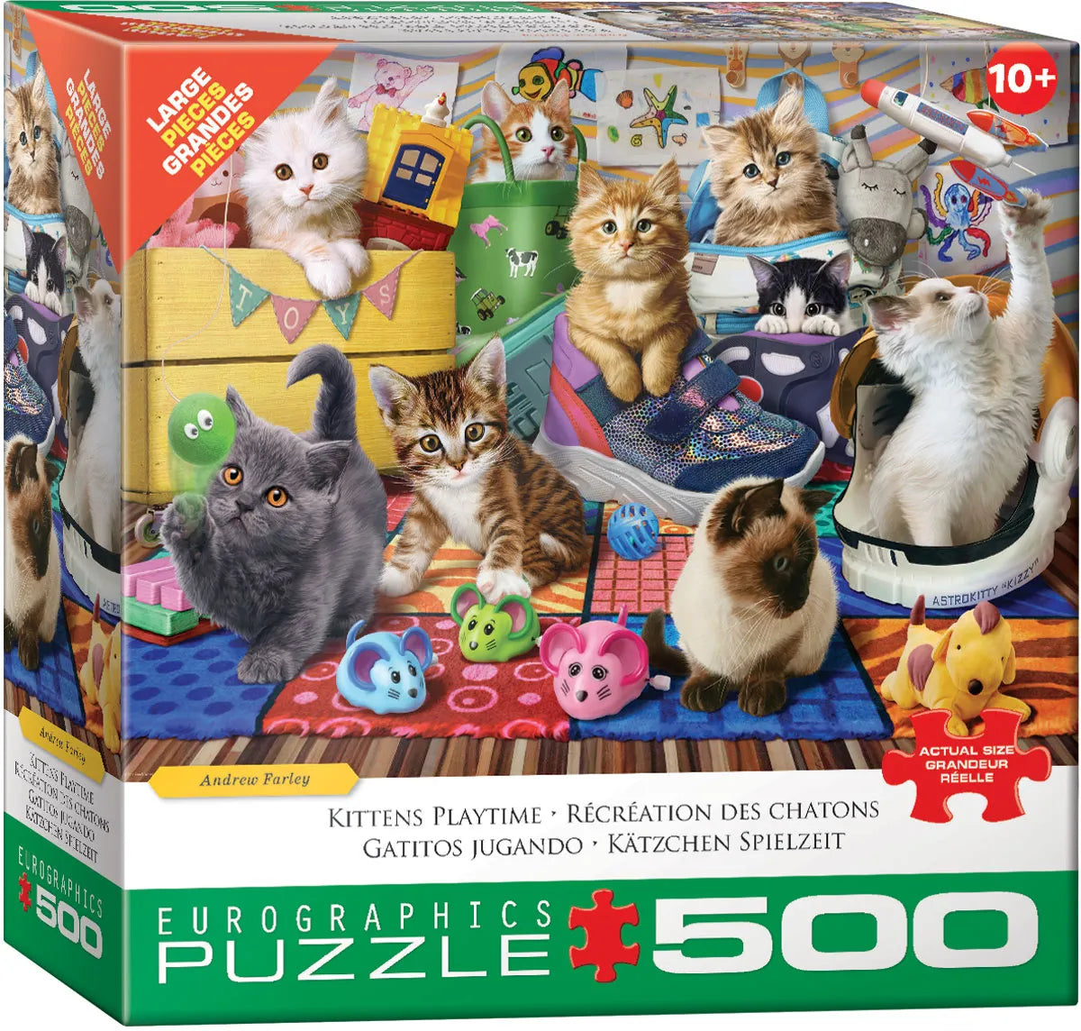 Eurographics Puzzles - Puzzle Kittens Playtime