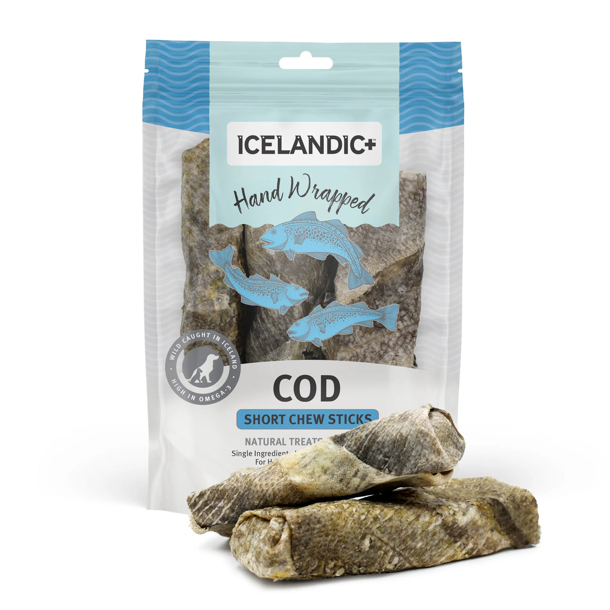 Icelandic+ Cod Short Chew Sticks Hand