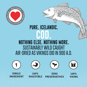 Icelandic+ Cod Long Chew Sticks Hand