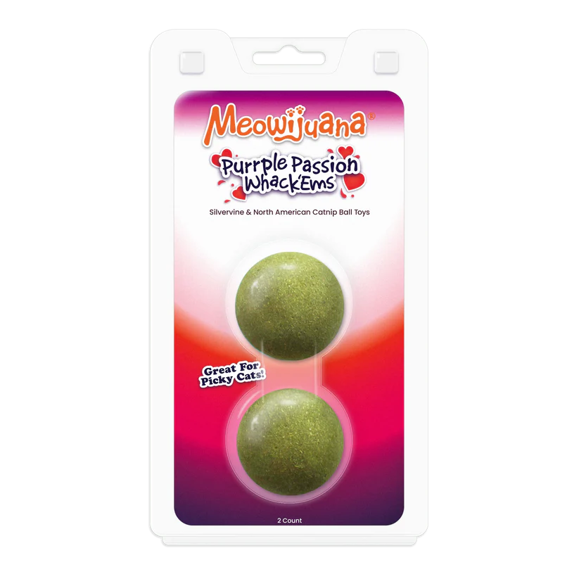 Meowijuana - Purrple Passion Compressed Catnip Ball Refill
