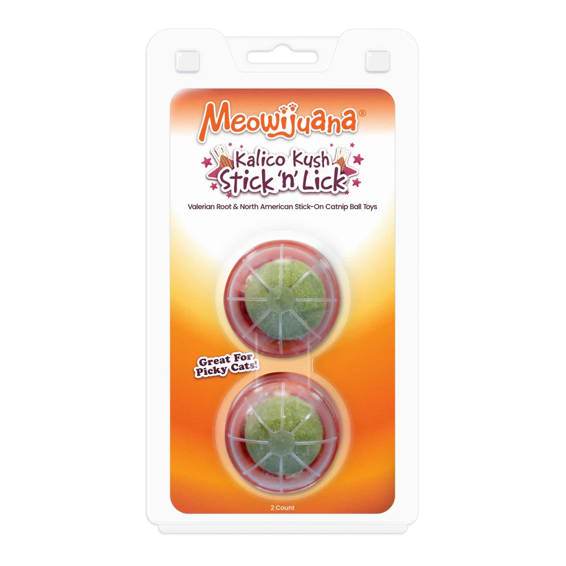 Meowijuana - Kalico Kush Stick 'n' Lick Compressed Catnip